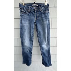 Vince Baby Bell Crop Jeans DV053-2195 Aurora Wash Stretch Denim Size 25  (Sz 4)